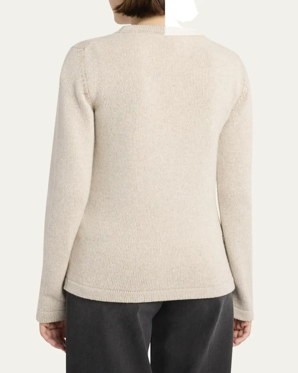 The Row Lyse Cashmere Crewneck Sweater | Thumbnail 3