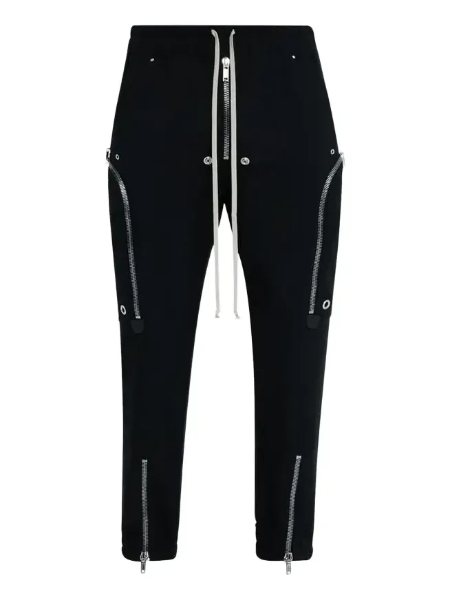 Men's Zipped Wool Drawstring Pants Men's Zipped Wool Drawstring Pants