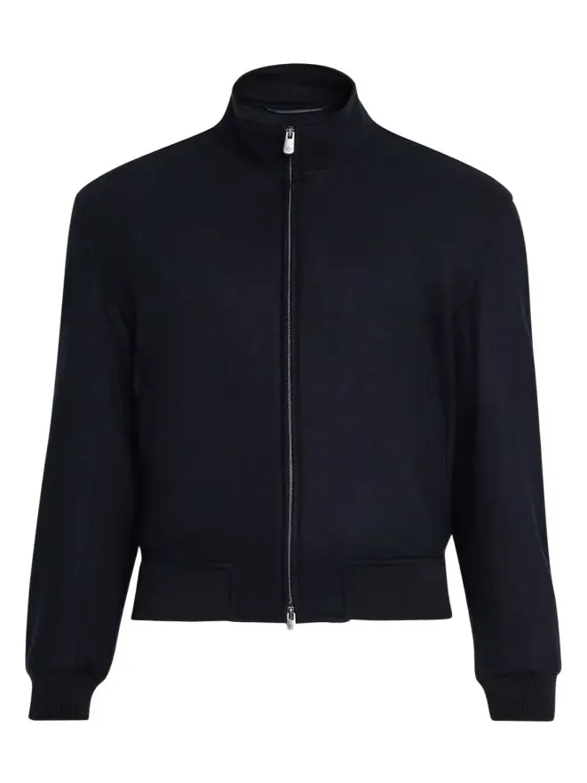 Men's Felton Cashmere-Blend Flight Jacket Men's Felton Cashmere-Blend Flight Jacket