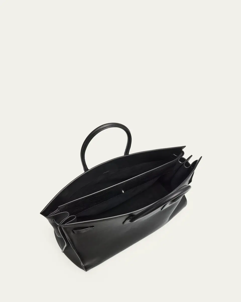 Saint Laurent Men's Sac de Jour Supple Leather Tote Bag | Thumbnail 4