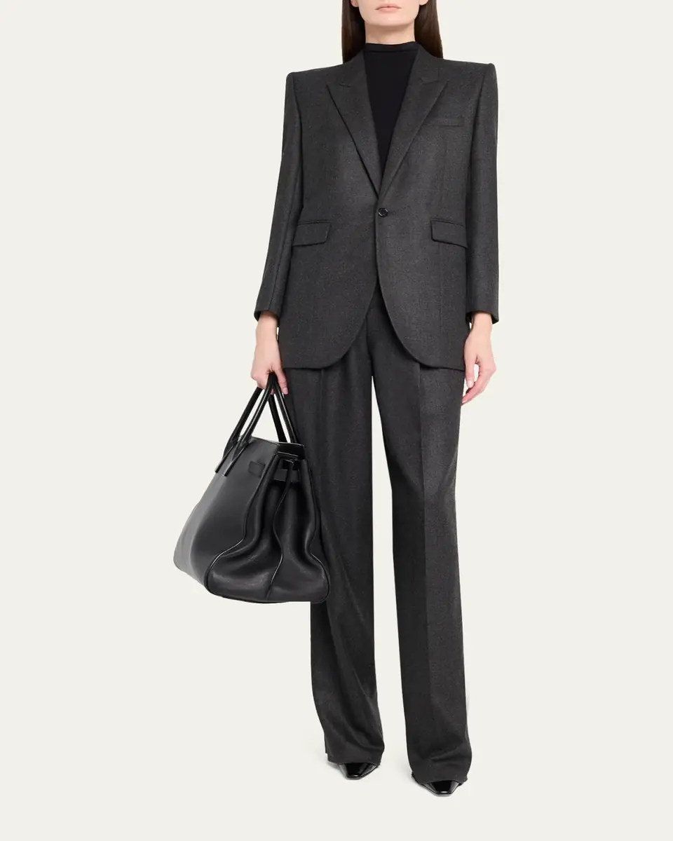 Saint Laurent Men's Sac de Jour Supple Leather Tote Bag | Thumbnail 5