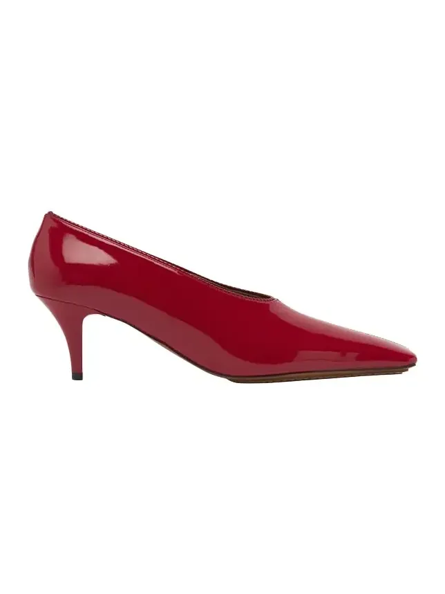 60 Patent Faux Leather Stiletto Pumps 60 Patent Faux Leather Stiletto Pumps