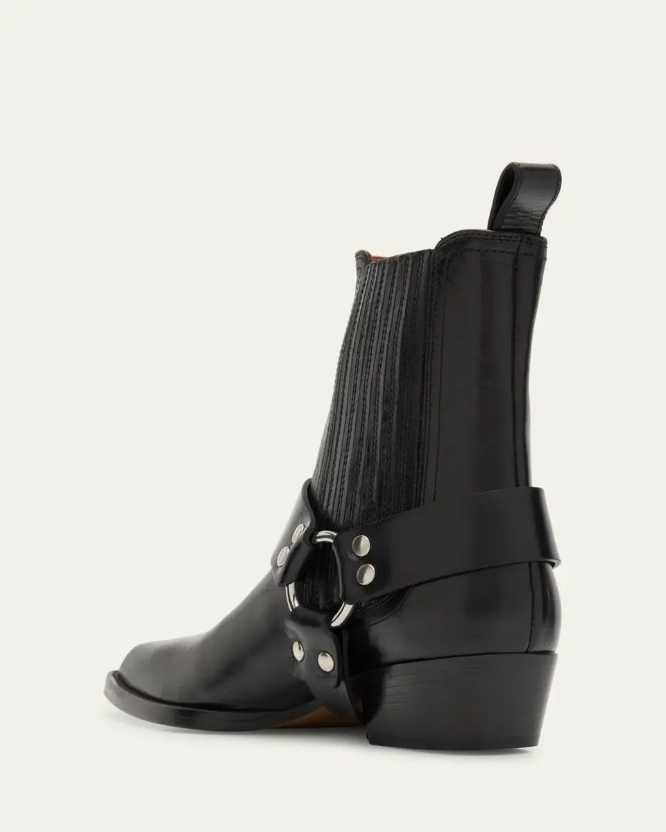 Paris Texas Helena Leather Moto Ankle Boots | Thumbnail 4 Paris Texas Helena Leather Moto Ankle Boots | Thumbnail 4