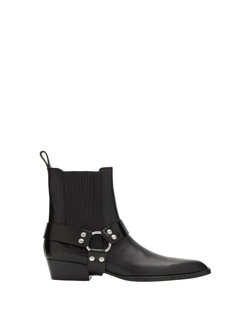 Paris Texas Helena Leather Moto Ankle Boots | Image 1 Paris Texas Helena Leather Moto Ankle Boots | Image 1