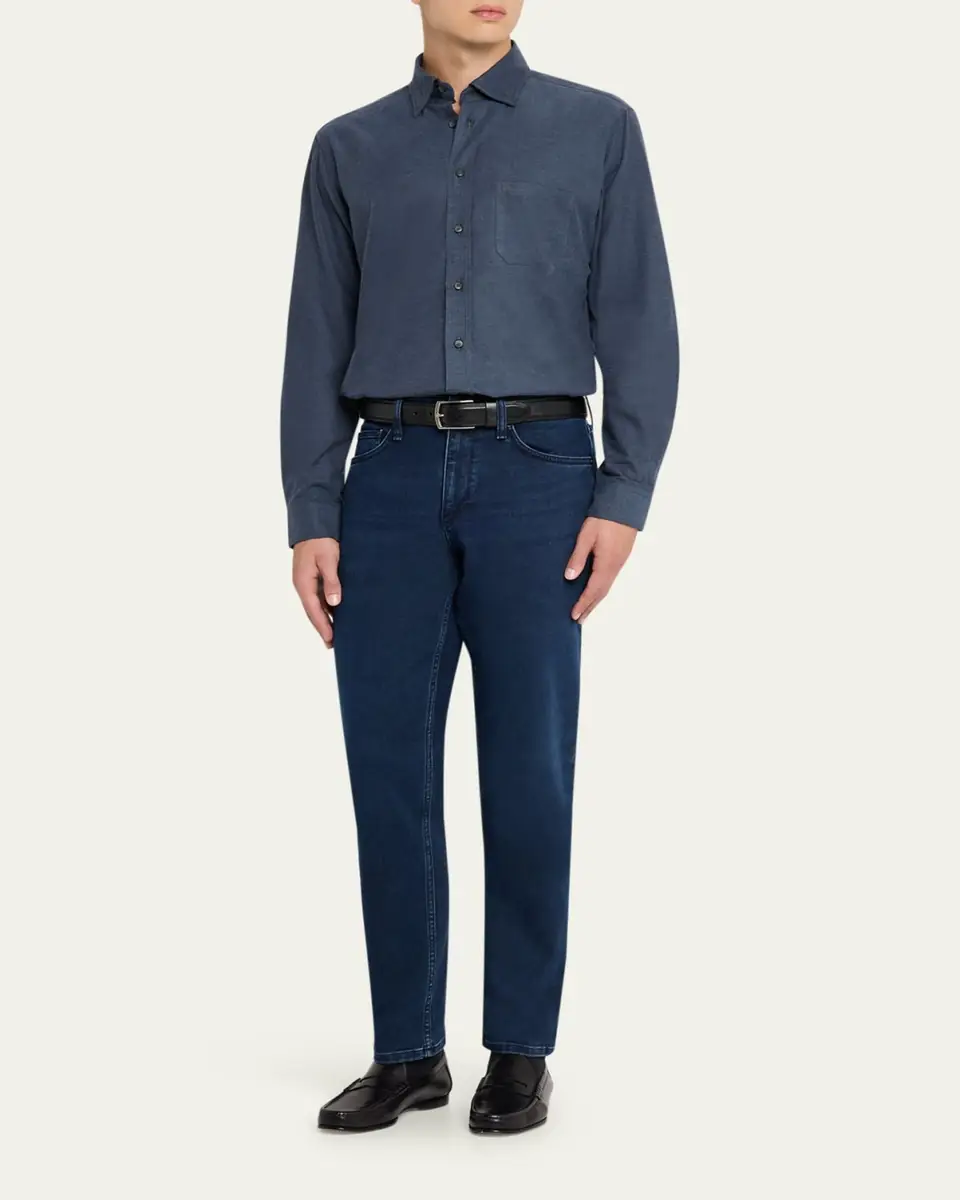 Sease Men's Camicia Classica Cotton Button-Down Shirt | Thumbnail 2 Sease Men's Camicia Classica Cotton Button-Down Shirt | Thumbnail 2