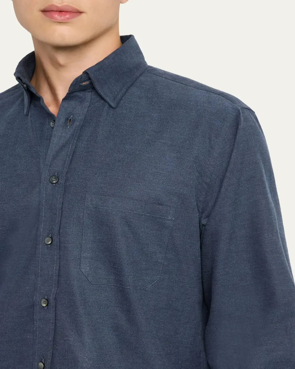 Sease Men's Camicia Classica Cotton Button-Down Shirt | Thumbnail 5 Sease Men's Camicia Classica Cotton Button-Down Shirt | Thumbnail 5