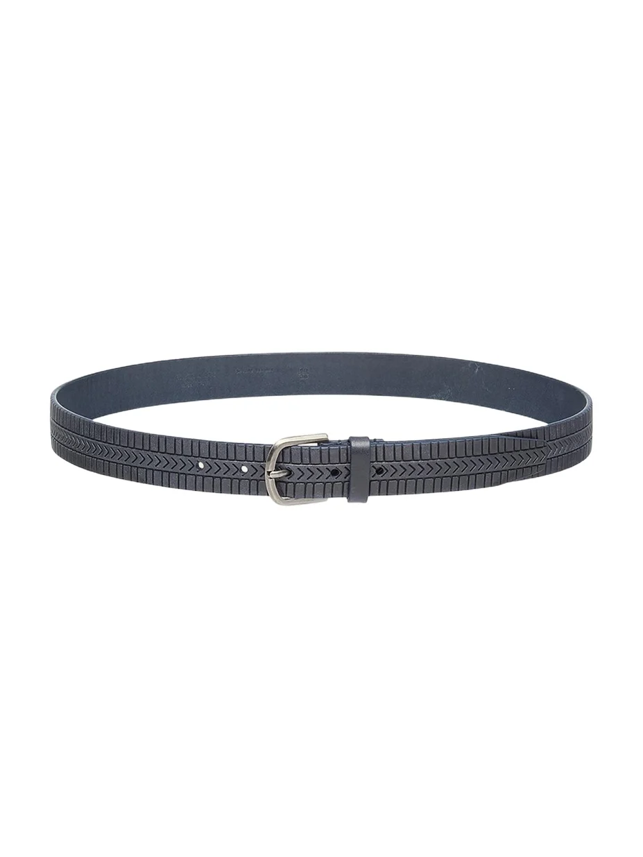 Men's Geometric Engraved Leather Belt Men's Geometric Engraved Leather Belt