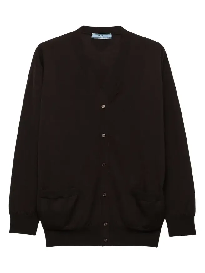 Superfine Cashmere V-Neck Cardigan