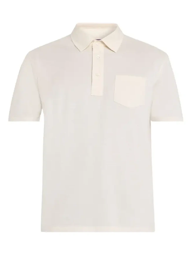 Men's Cotton-Cashmere Piqué Polo Shirt