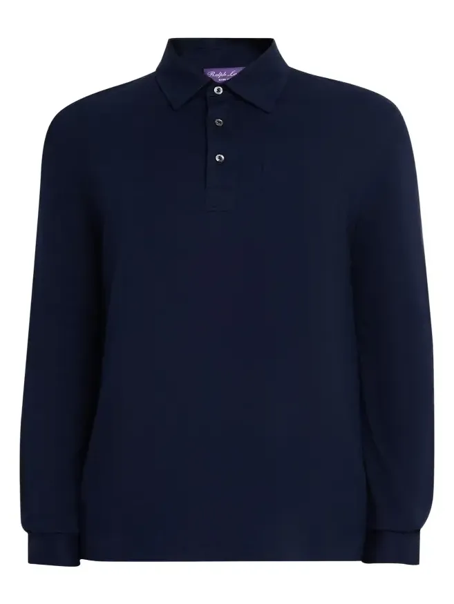 Men's Cotton-Cashmere Piqué Polo Shirt