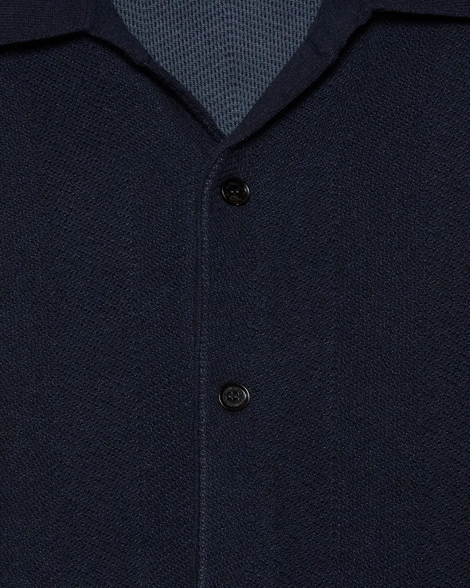 Maurizio Baldassari Men's Herringbone Knit Overshirt | Thumbnail 2 Maurizio Baldassari Men's Herringbone Knit Overshirt | Thumbnail 2