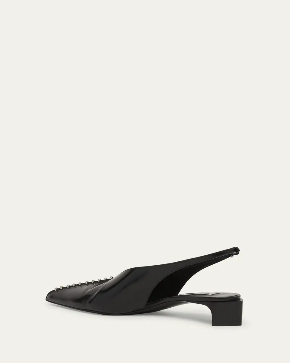 Jil Sander Leather Slingback Pumps | Thumbnail 4 Jil Sander Leather Slingback Pumps | Thumbnail 4