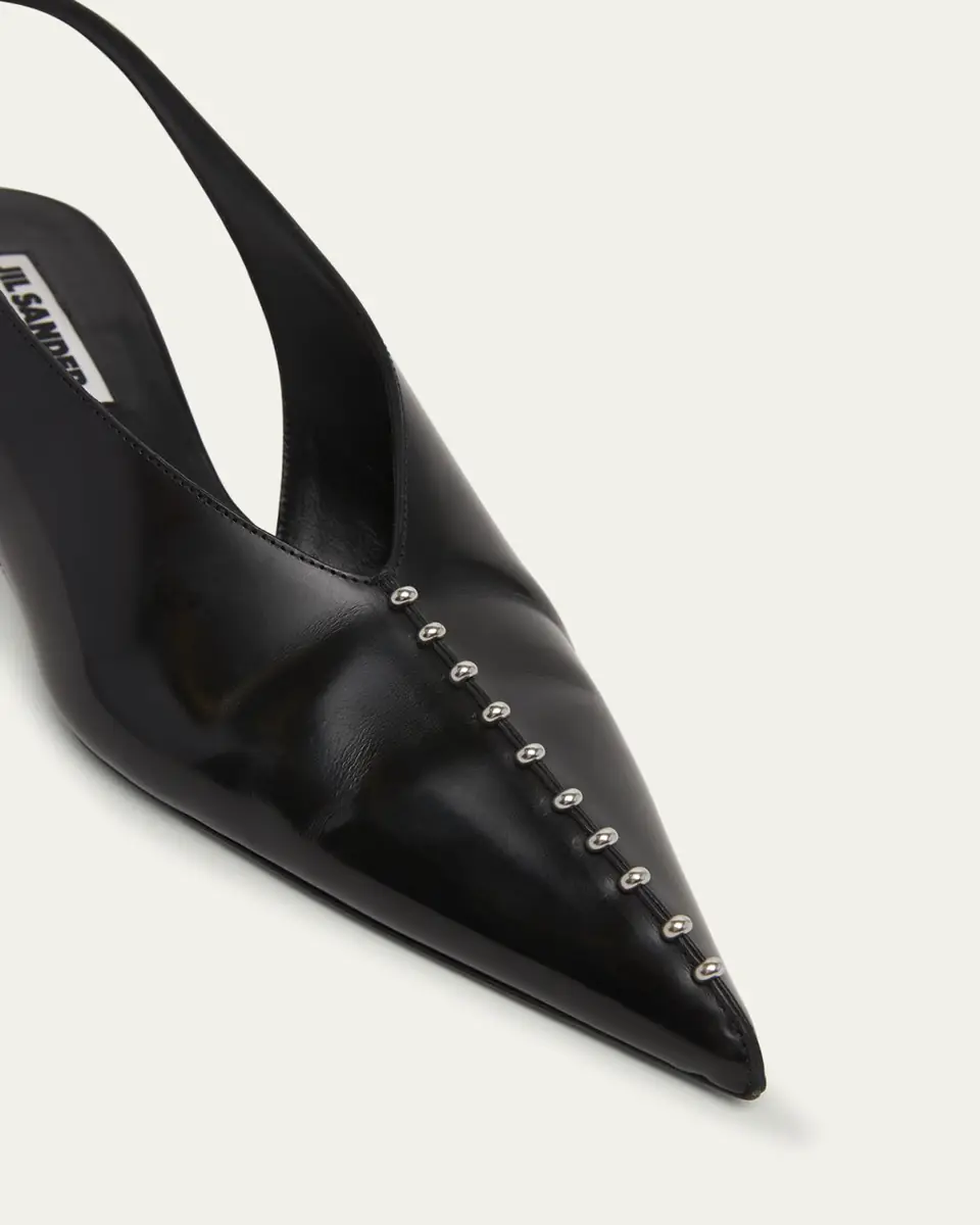 Jil Sander Leather Slingback Pumps | Thumbnail 5 Jil Sander Leather Slingback Pumps | Thumbnail 5