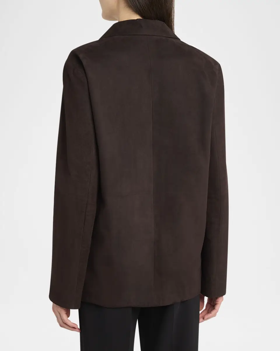 THE ROW Fabian Suede Single-Breasted Jacket | Thumbnail 7