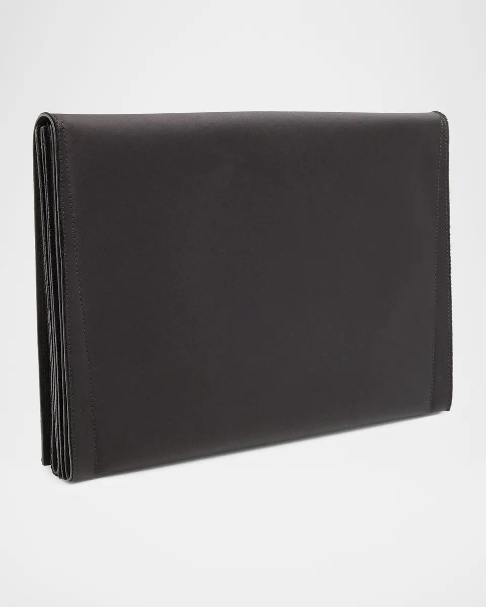 Givenchy Pattern Pochette in Satin with Logo Embroidery | Thumbnail 2