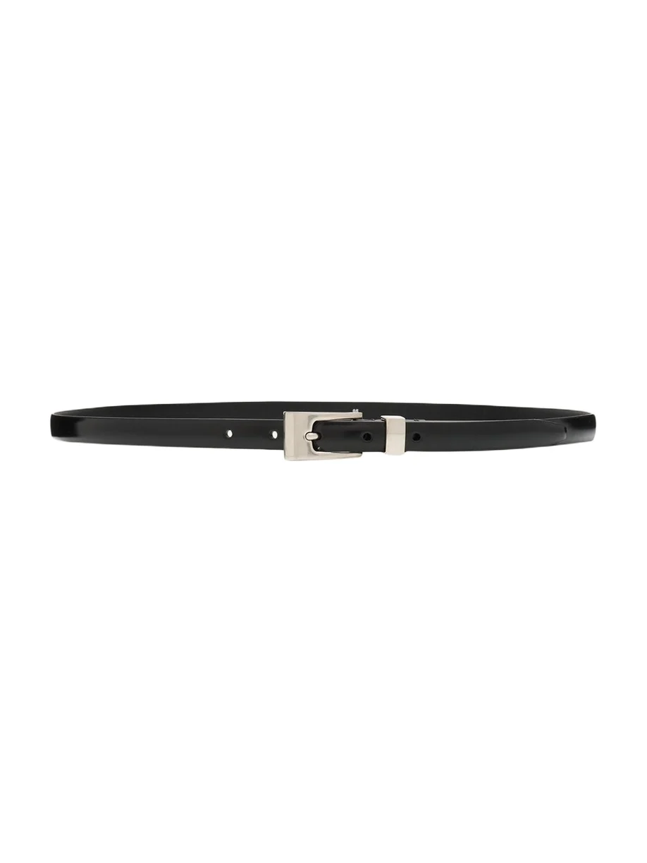 The Row Downtown Slim Leather Belt