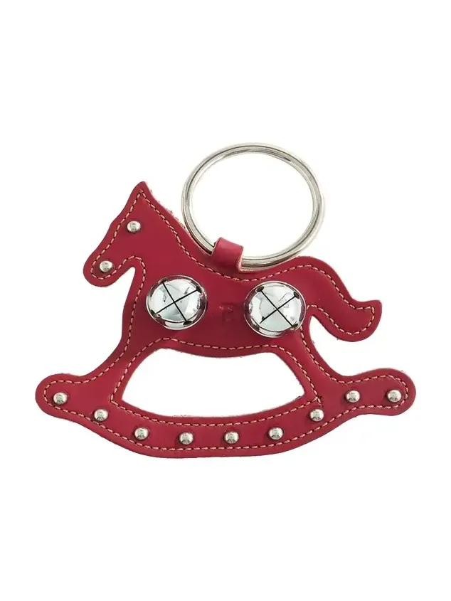 Rocking Horse Decorative Charm with Chrome Bells Rocking Horse Decorative Charm with Chrome Bells