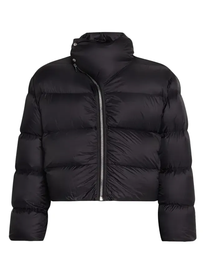Men's Nylon Cropped Turtleneck Puffer Jacket Men's Nylon Cropped Turtleneck Puffer Jacket