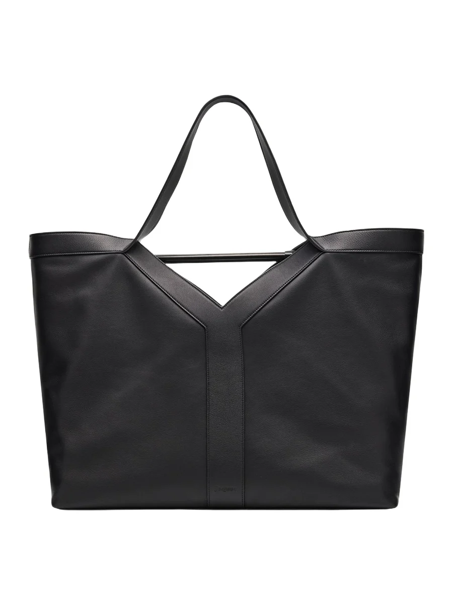 Men's Giant Y Grainy Leather Tote Bag Men's Giant Y Grainy Leather Tote Bag