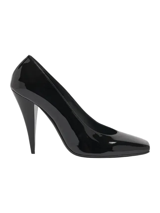 Squared Patent Leather Pumps
