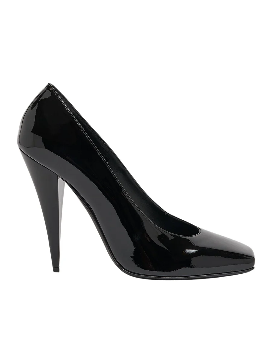 Squared Patent Leather Pumps