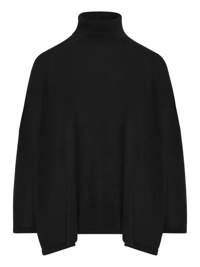 Wide Scrunch Neck Top (Mid Plus Length) Wide Scrunch Neck Top (Mid Plus Length)