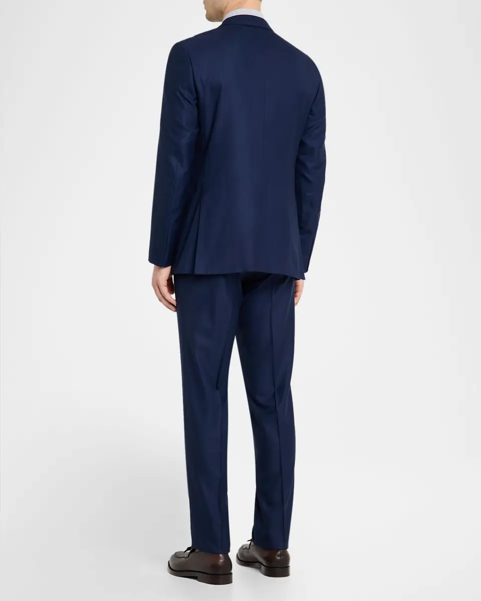 ZEGNA Men's Micro-Plaid Wool Suit | Thumbnail 2 ZEGNA Men's Micro-Plaid Wool Suit | Thumbnail 2