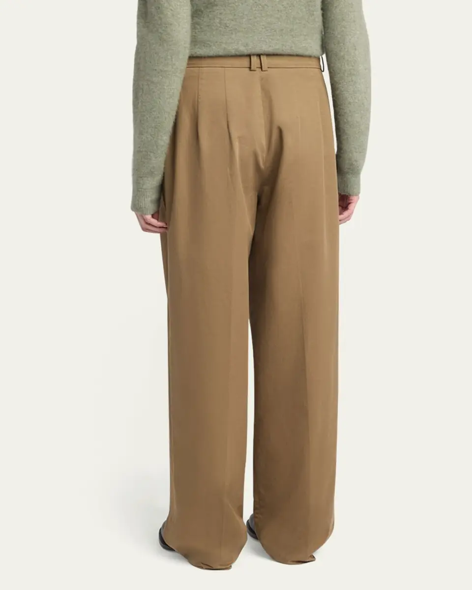The Row Igor Double-Pleated Wide-Leg Pants | Thumbnail 3 The Row Igor Double-Pleated Wide-Leg Pants | Thumbnail 3
