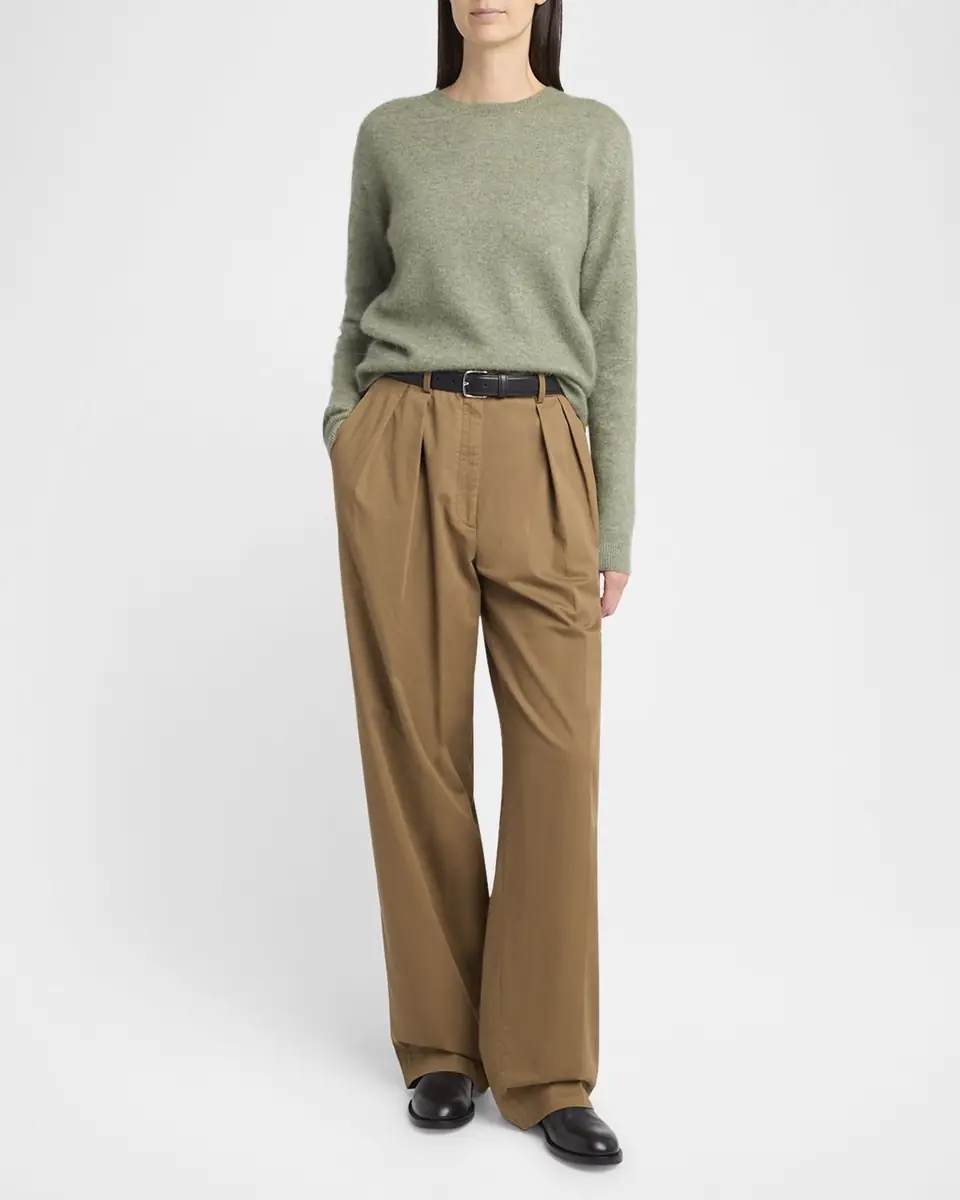 The Row Igor Double-Pleated Wide-Leg Pants | Thumbnail 6 The Row Igor Double-Pleated Wide-Leg Pants | Thumbnail 6