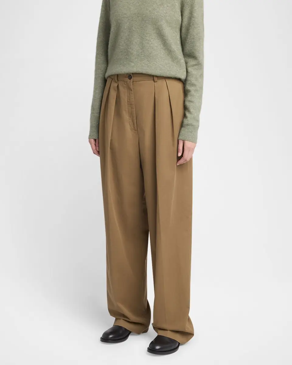 The Row Igor Double-Pleated Wide-Leg Pants | Thumbnail 8 The Row Igor Double-Pleated Wide-Leg Pants | Thumbnail 8