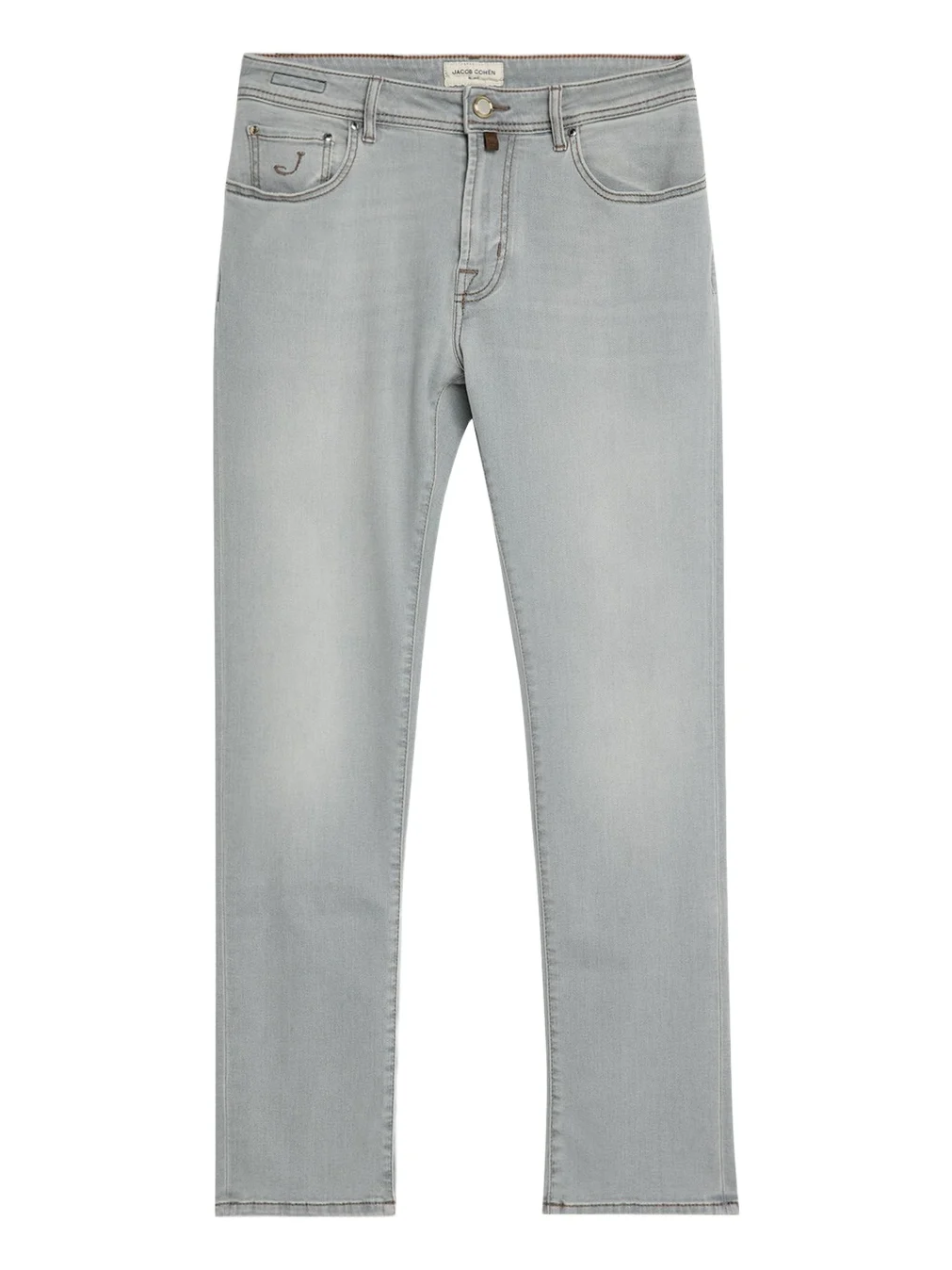Jacob Cohen Men's Bard Grey Denim Slim-Fit Jeans