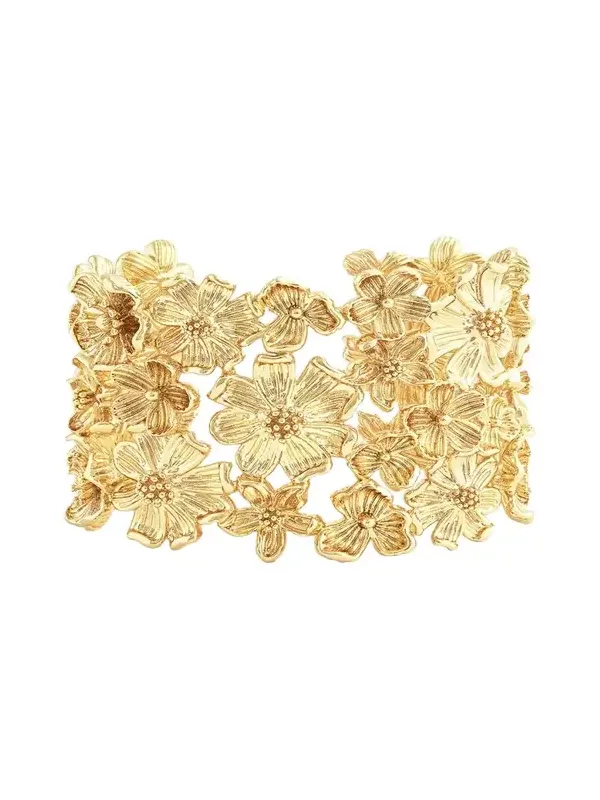 Wildflowers Wide Cuff Bracelet
