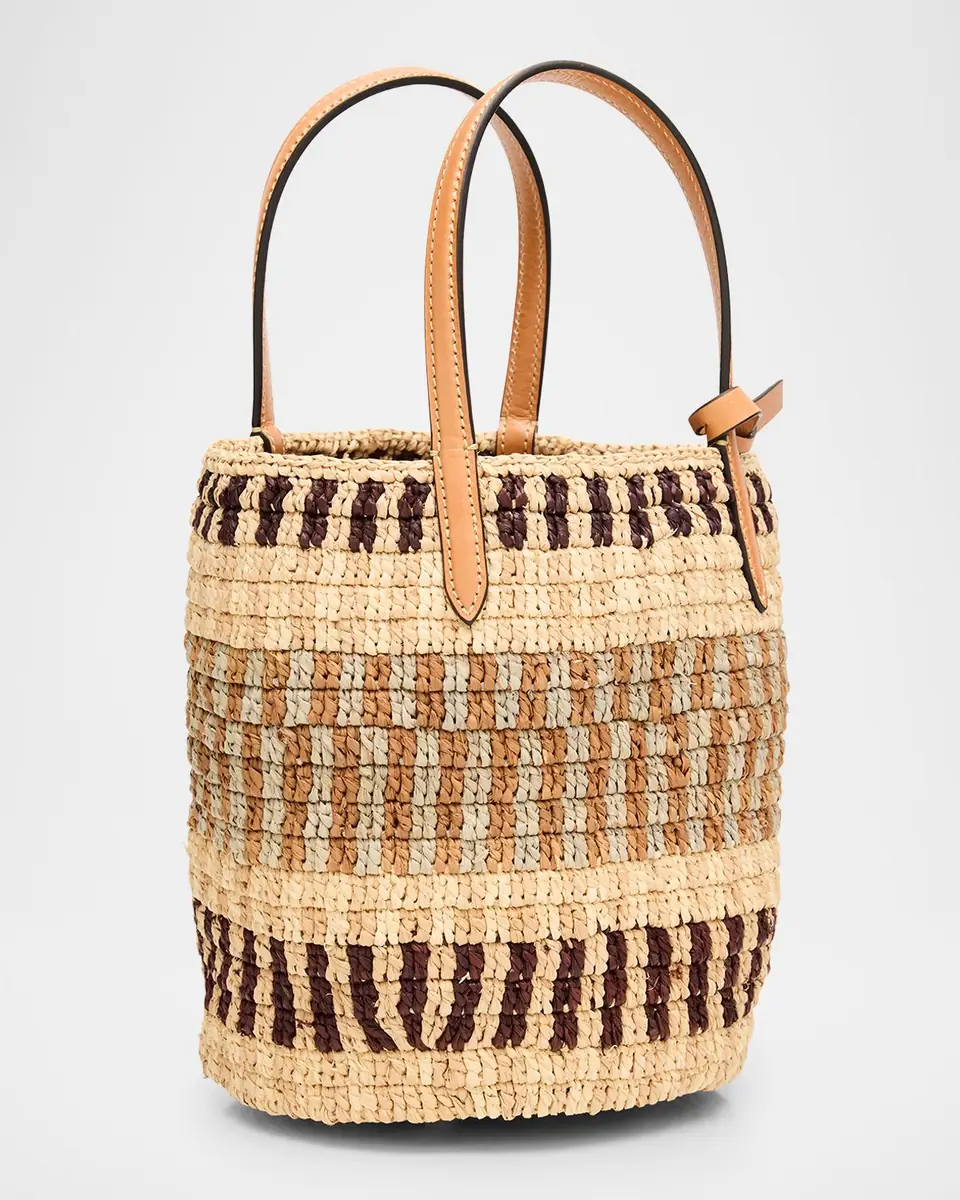 Valentino Garavani VLOGO Signature Small Crochet Bucket Bag | Thumbnail 10