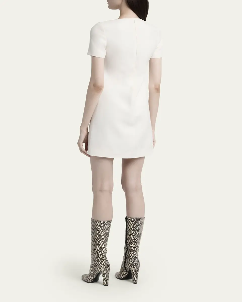 Valentino Garavani Bow Cutout Short-Sleeve Mini Dress | Thumbnail 3 Valentino Garavani Bow Cutout Short-Sleeve Mini Dress | Thumbnail 3