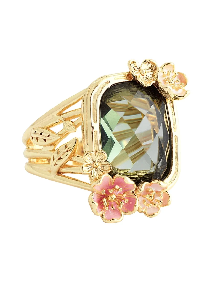 Wildflowers Stone Statement Ring