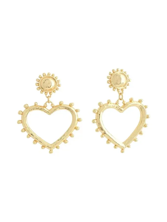 Heart Drop Earrings