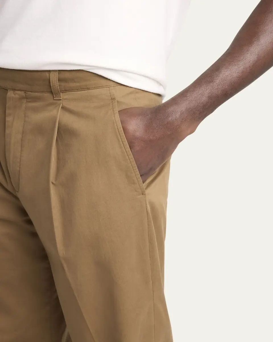 The Row Men's Belamy Cashmere and Cotton Pleated Pants | Thumbnail 5 The Row Men's Belamy Cashmere and Cotton Pleated Pants | Thumbnail 5