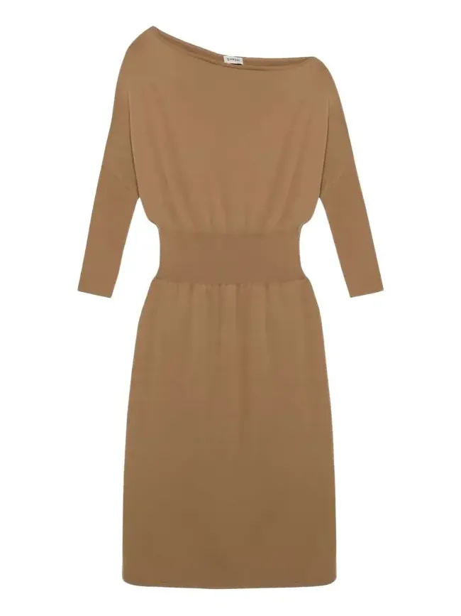 Janese Off-The-Shoulder Knit Midi Dress