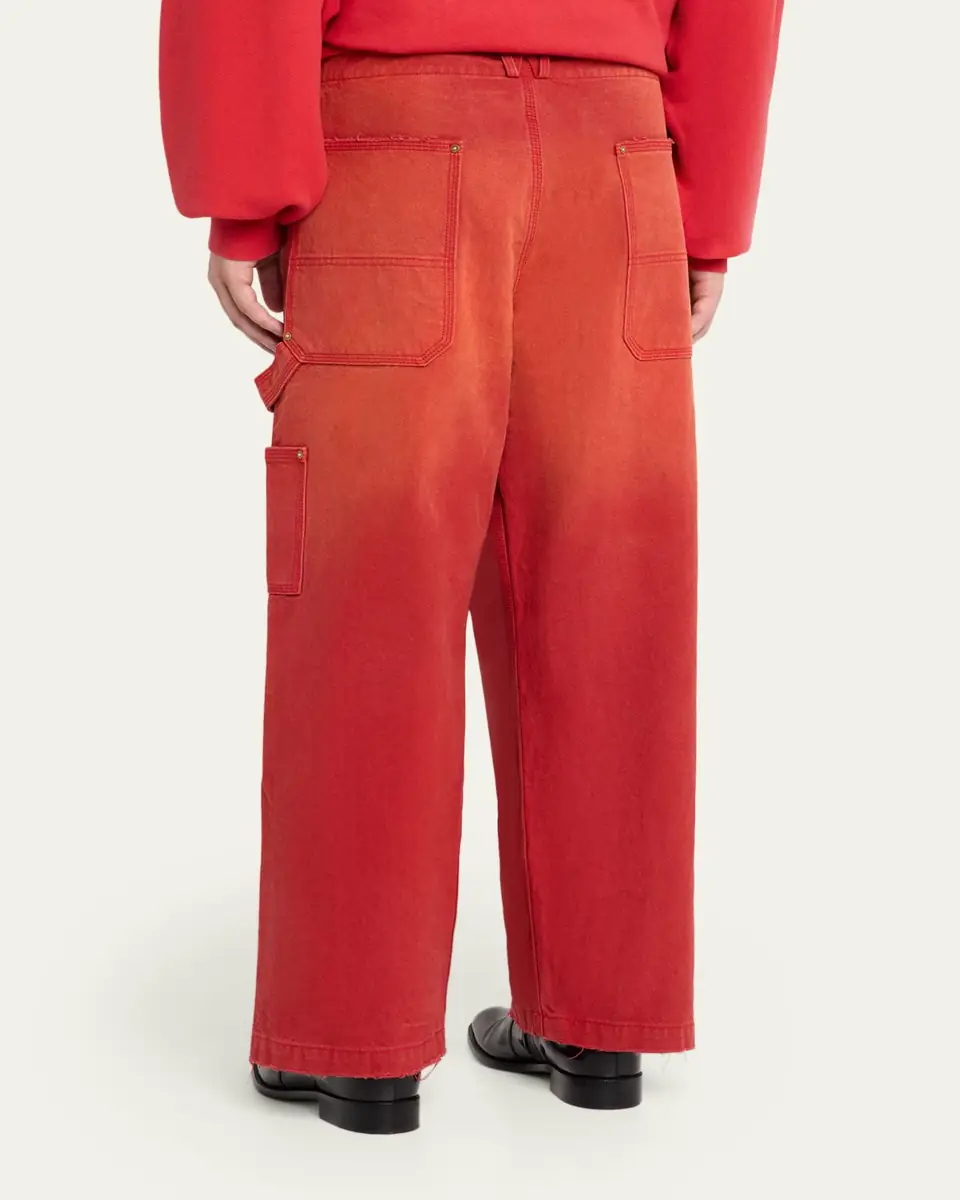 Willy Chavarria Men's Canvas Workwear Toluca Pants | Thumbnail 3 Willy Chavarria Men's Canvas Workwear Toluca Pants | Thumbnail 3