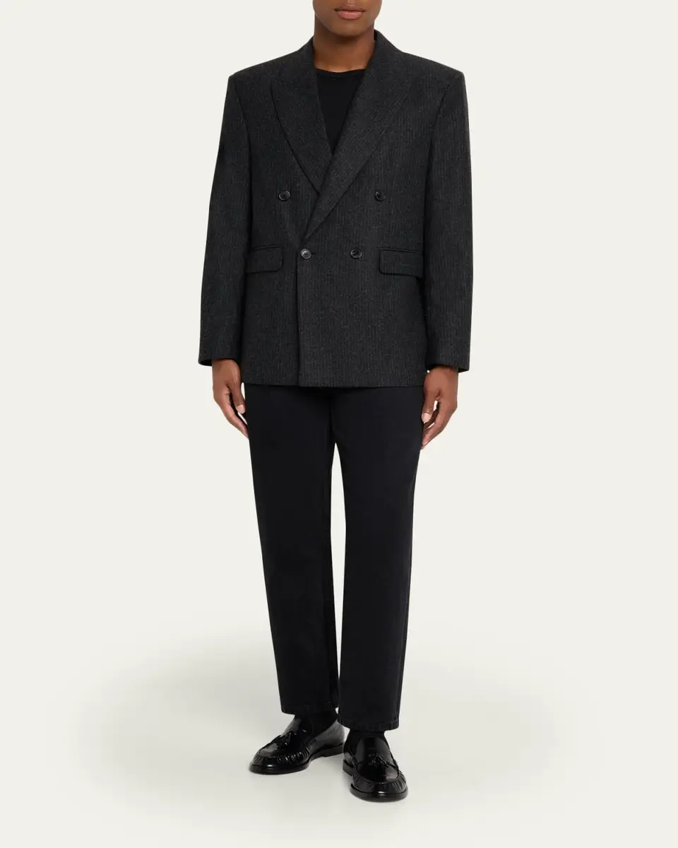 Frame Men's Pinstripe Wool Blazer | Thumbnail 2 Frame Men's Pinstripe Wool Blazer | Thumbnail 2