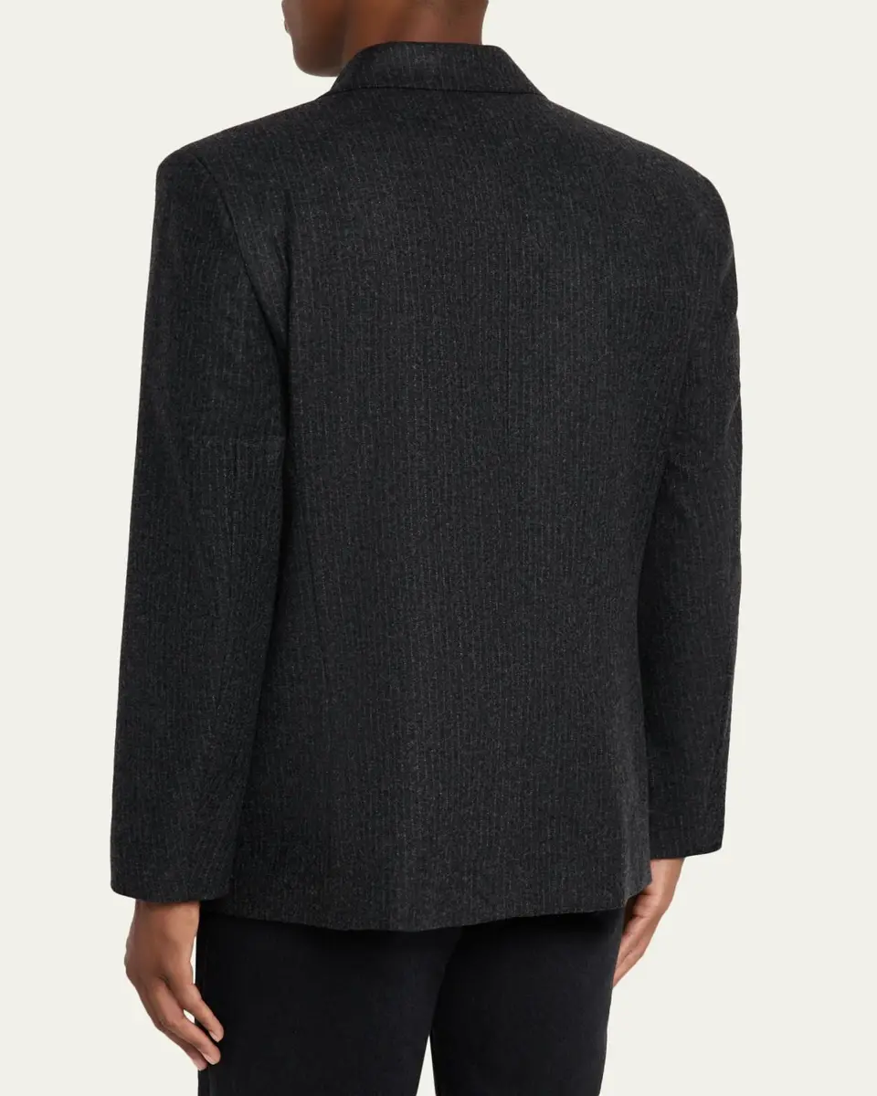 Frame Men's Pinstripe Wool Blazer | Thumbnail 3 Frame Men's Pinstripe Wool Blazer | Thumbnail 3