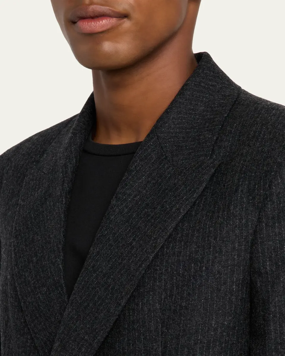 Frame Men's Pinstripe Wool Blazer | Thumbnail 5 Frame Men's Pinstripe Wool Blazer | Thumbnail 5