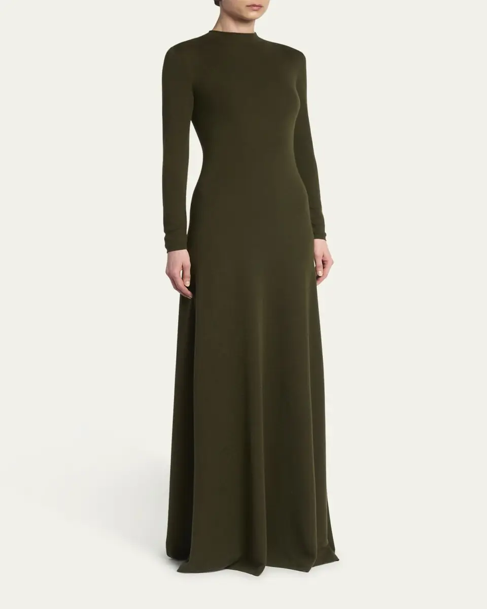 TOM FORD Knit Long-Sleeve Maxi Dress | Thumbnail 4