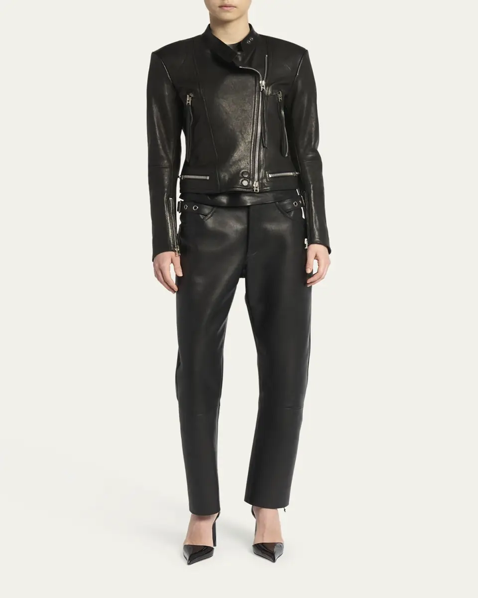 TOM FORD Leather Moto Jacket | Thumbnail 2