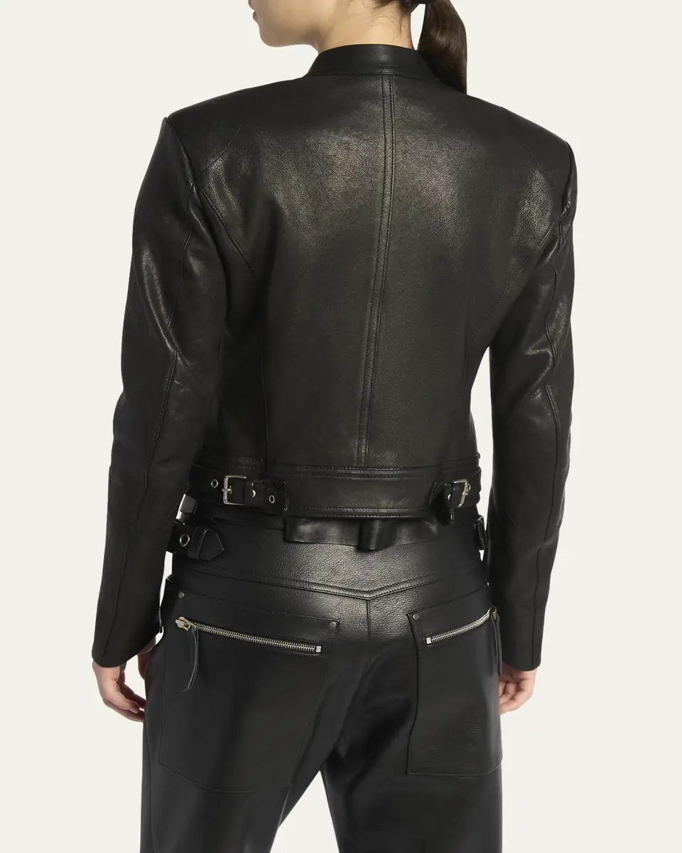 TOM FORD Leather Moto Jacket | Thumbnail 3