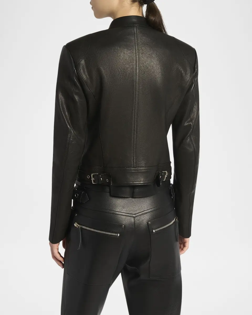 TOM FORD Leather Moto Jacket | Thumbnail 7