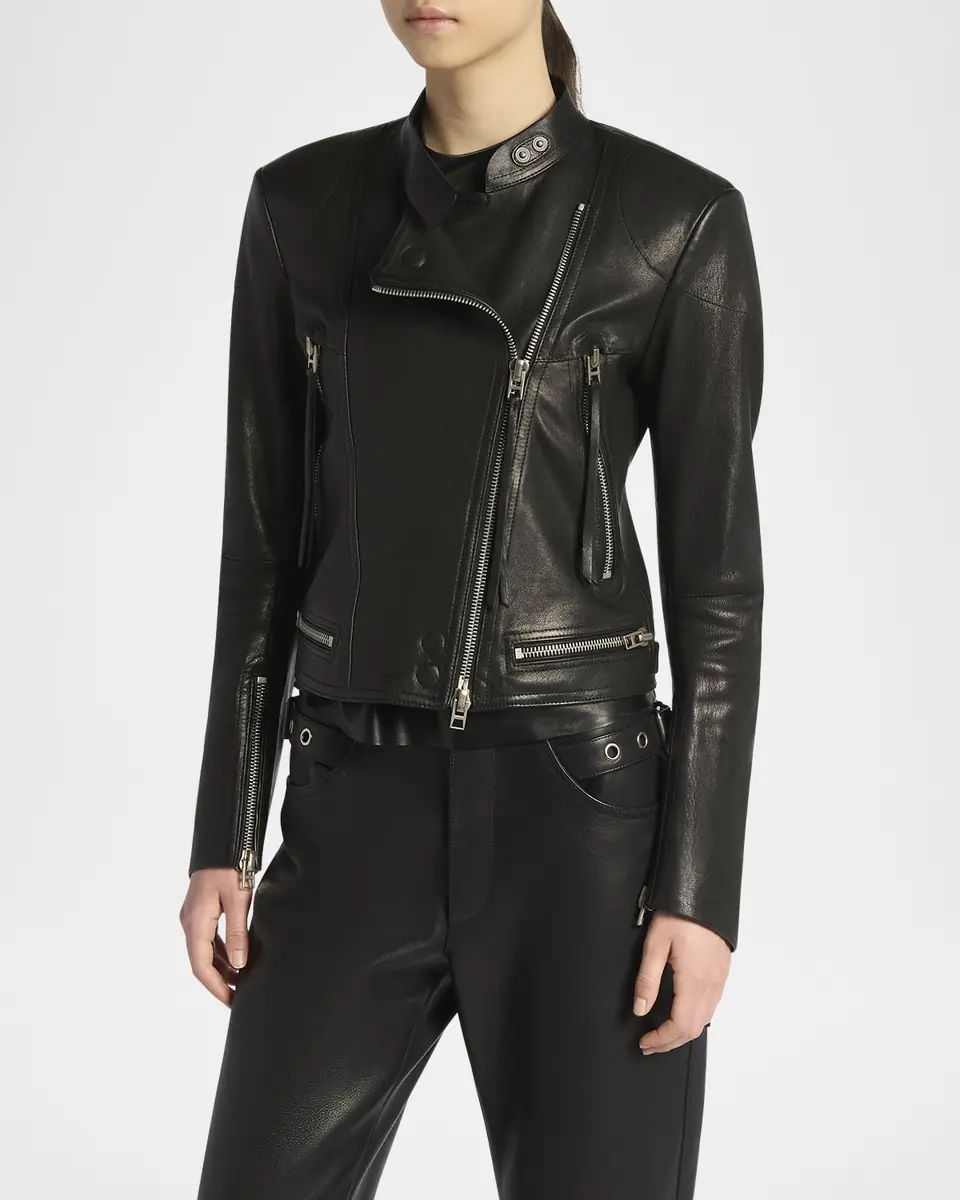 TOM FORD Leather Moto Jacket | Thumbnail 8