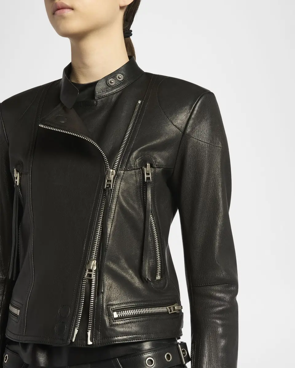 TOM FORD Leather Moto Jacket | Thumbnail 9