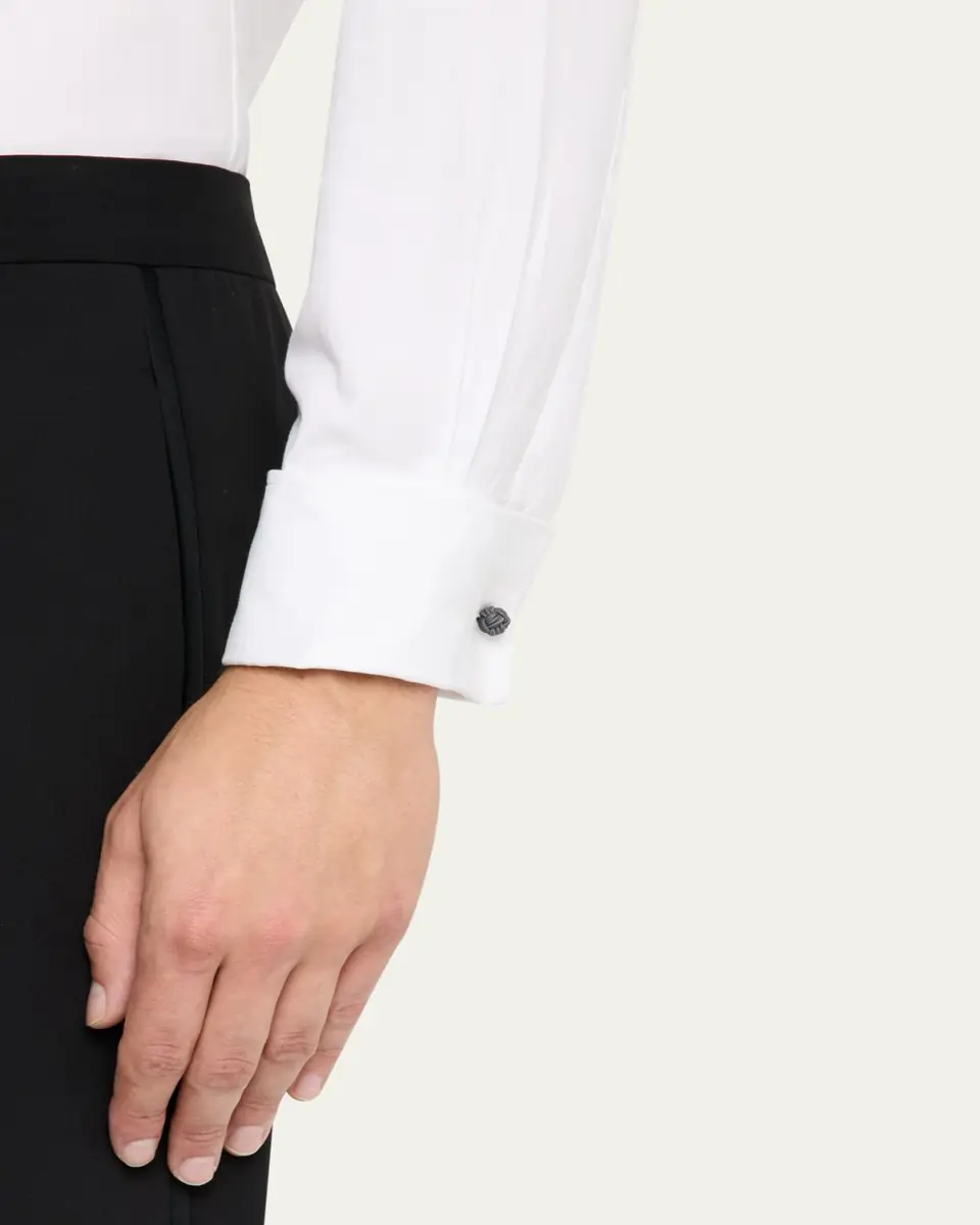 Charvet Men's Knotted Cotton Cufflinks | Thumbnail 8