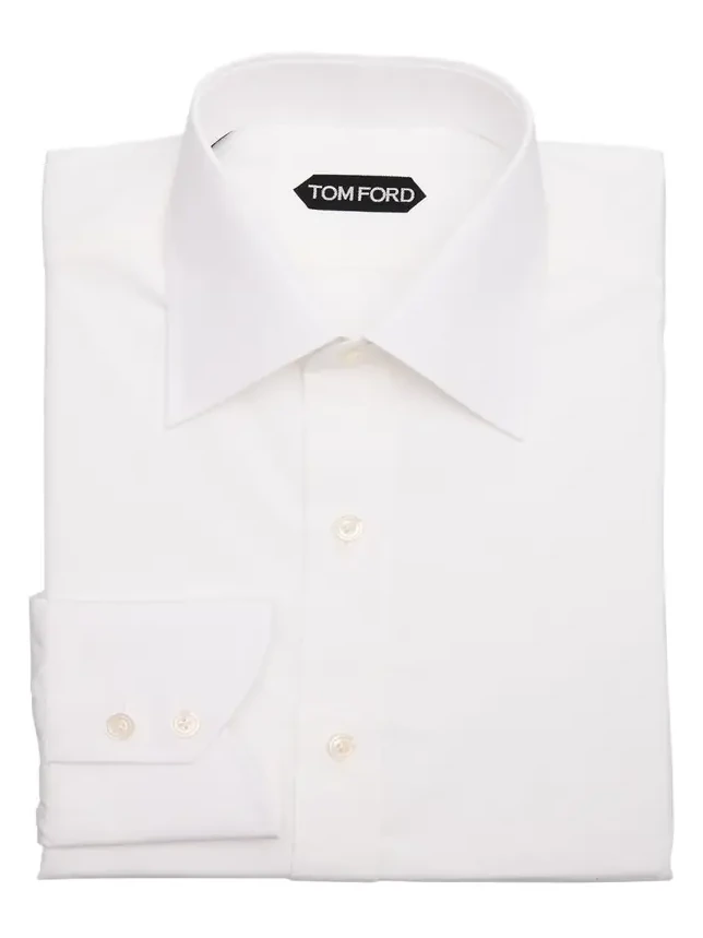 Men's Cotton Point-Collar Dress Shirt Men's Cotton Point-Collar Dress Shirt